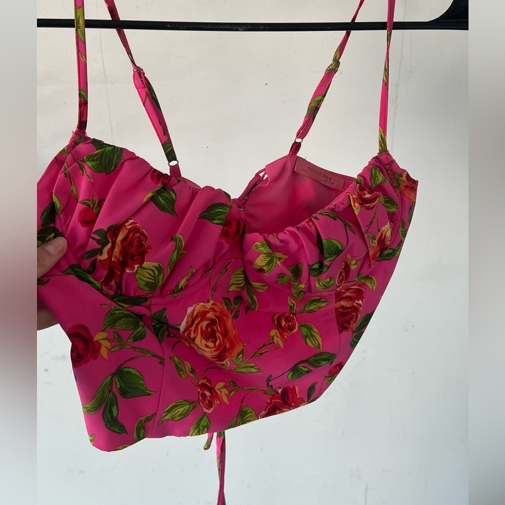 Floral Pink Camisole Top